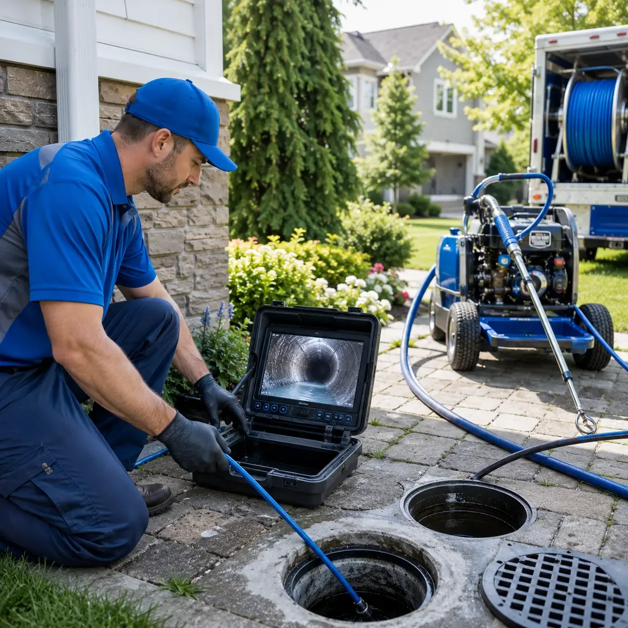 Outdoor drain cleaning professionals serving Penfield, IL