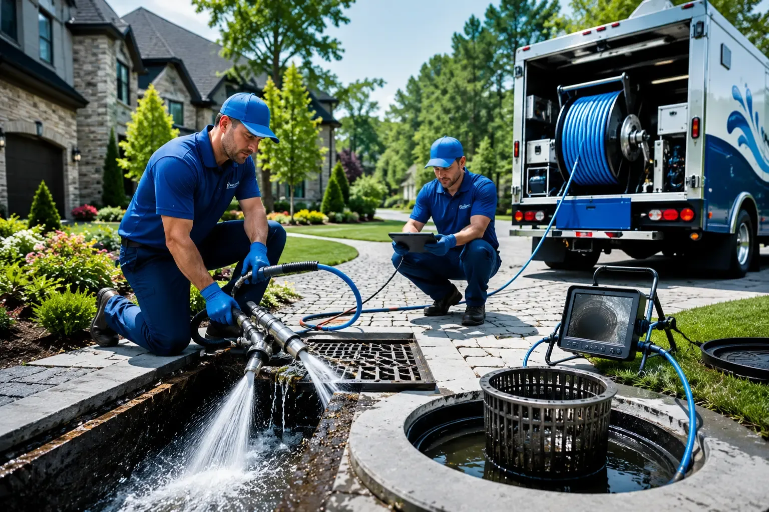 Local outdoor drain cleaning professionals in Penfield, IL