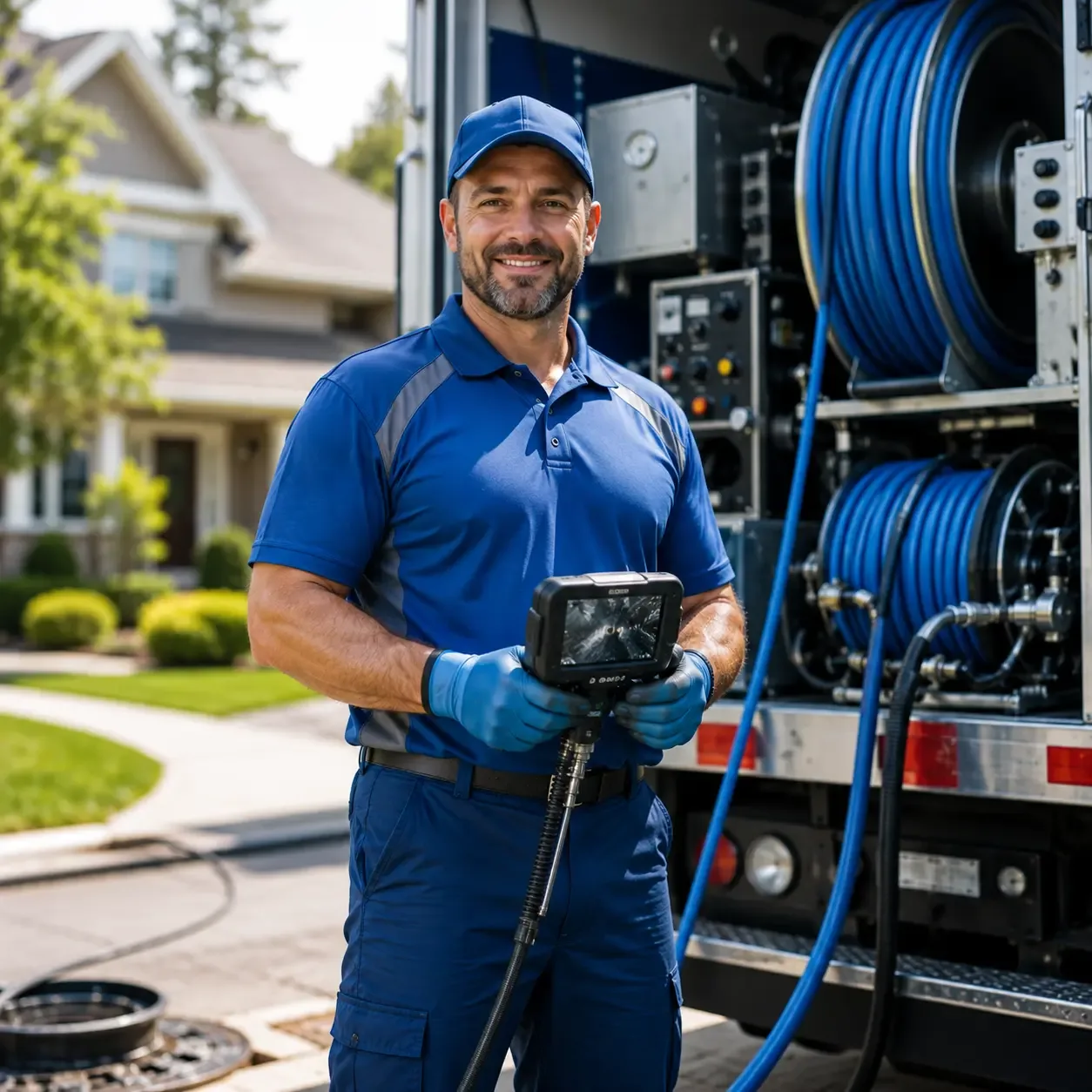 Local outdoor drain cleaning specialists in Penfield, IL